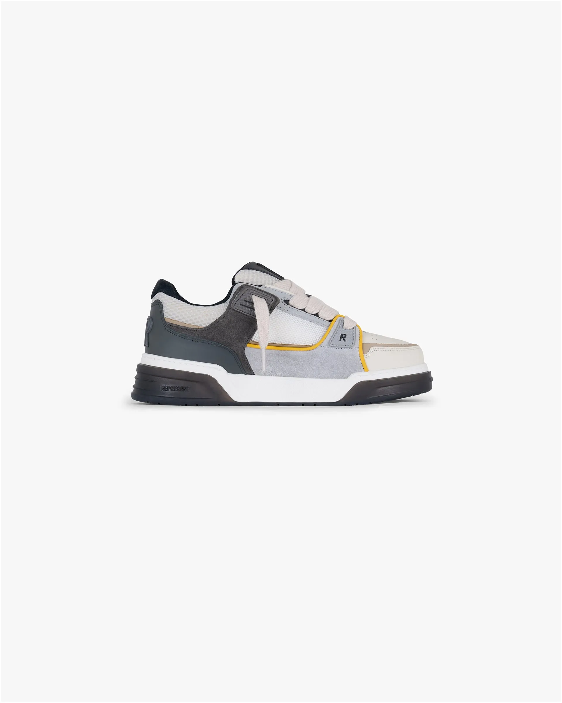 Pressure Distribution System Studio Sneaker - Suede Mix - Beige Yellow