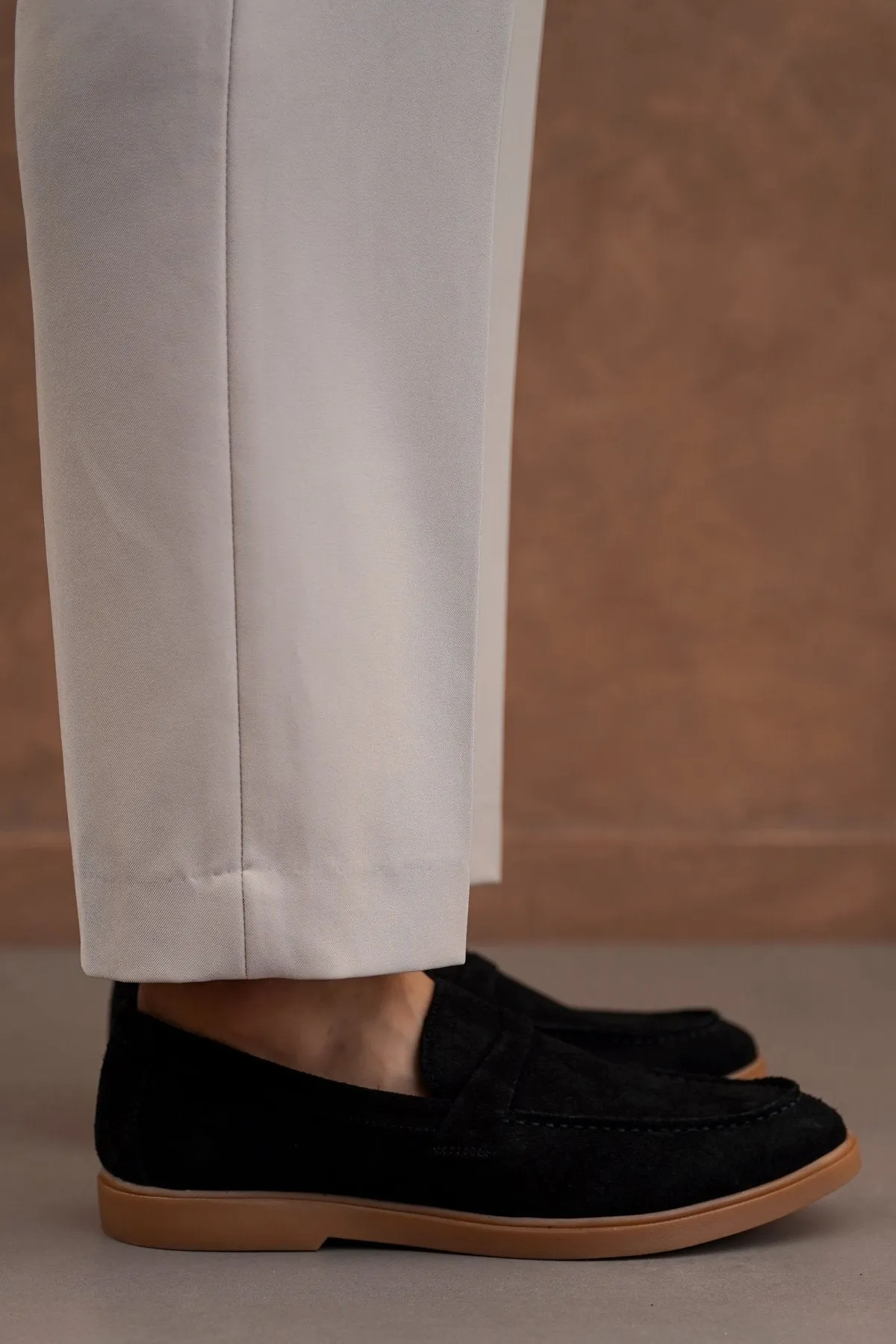 Bacteria Inhibiting Sockliner SUEDE LEATHER LOAFERS