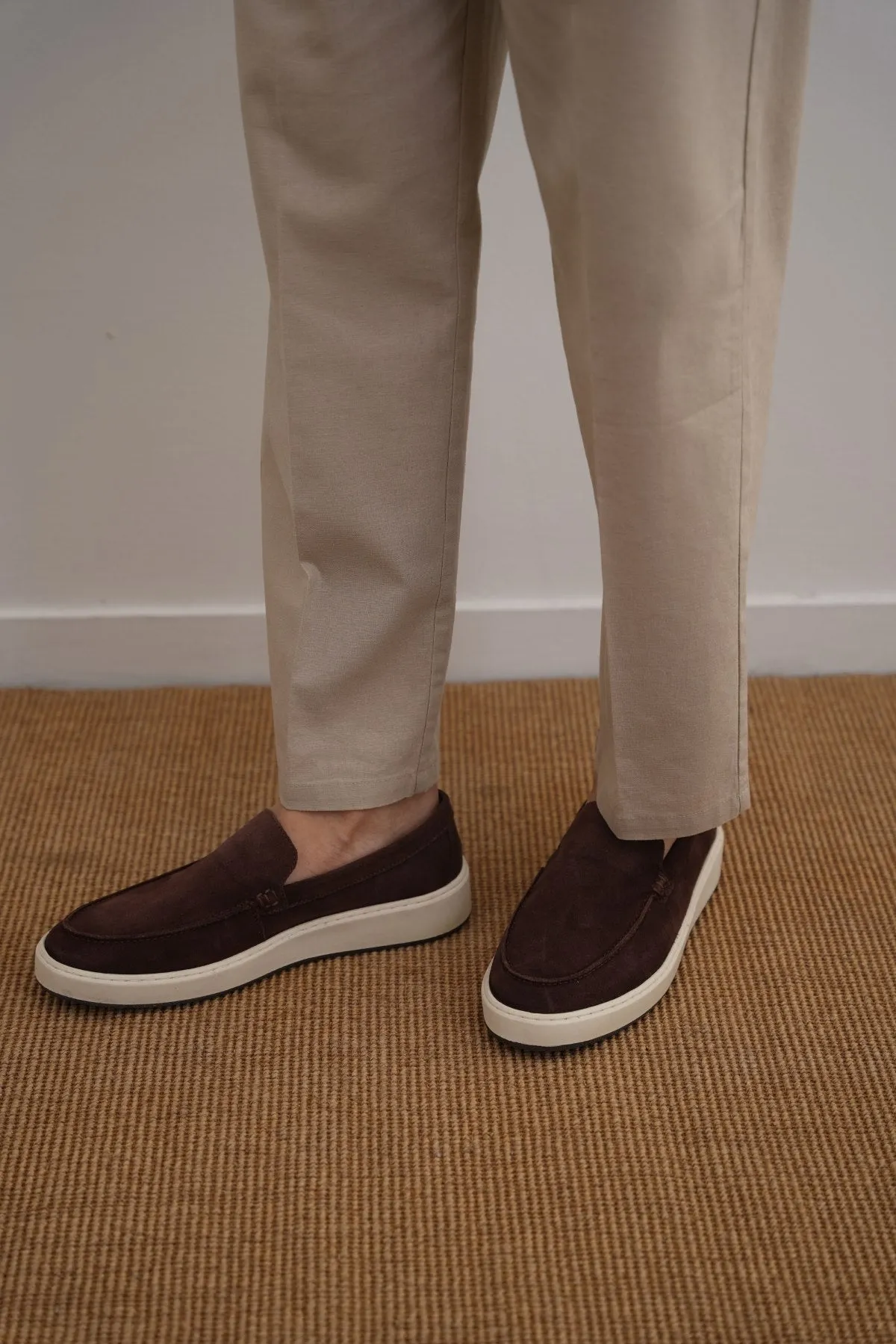 tested SUEDE LEATHER LOAFERS