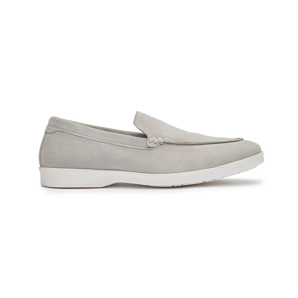 Always Sharp Korean Line Suede Loafer - Pumice