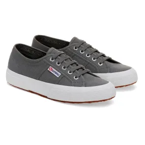 Micro Perforation Ventilation Durable Stitching Superga  2750 Cotu Classic Canvas - White/Grey