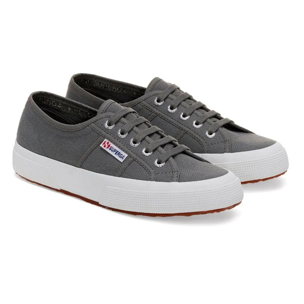 Micro Perforation Ventilation Durable Stitching Superga  2750 Cotu Classic Canvas - White/Grey