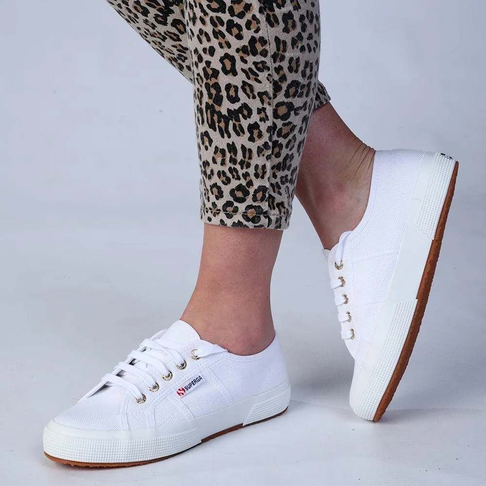 Superga Cotu Classic Canvas - White Ground Contact Sole Comfort Canvas