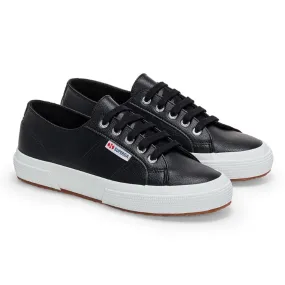 Superga Vegan Tumble 2750 Leather Classic - Black Torsional Stability