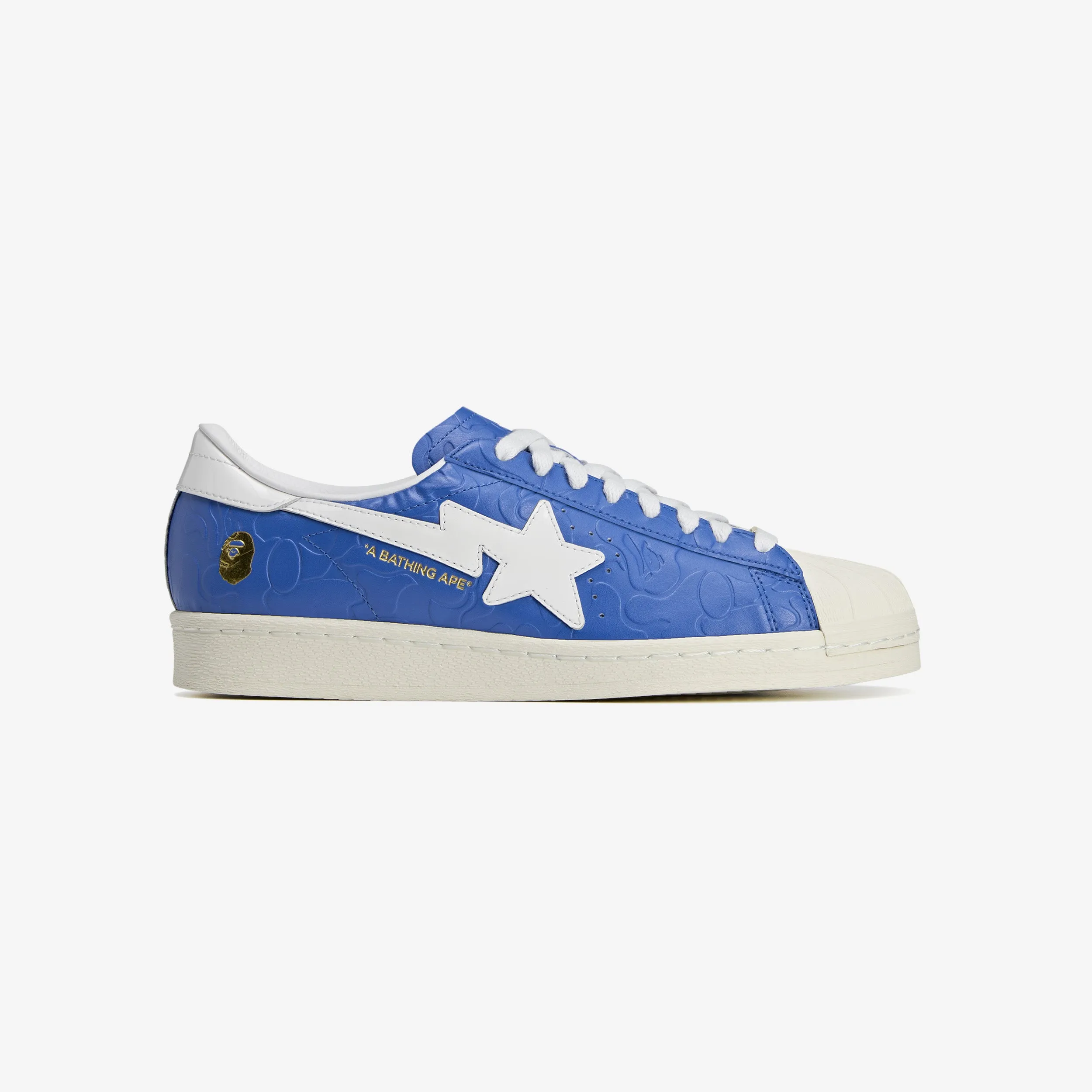 Textured Tread Pattern Speed Friendly Superstar V x Bape