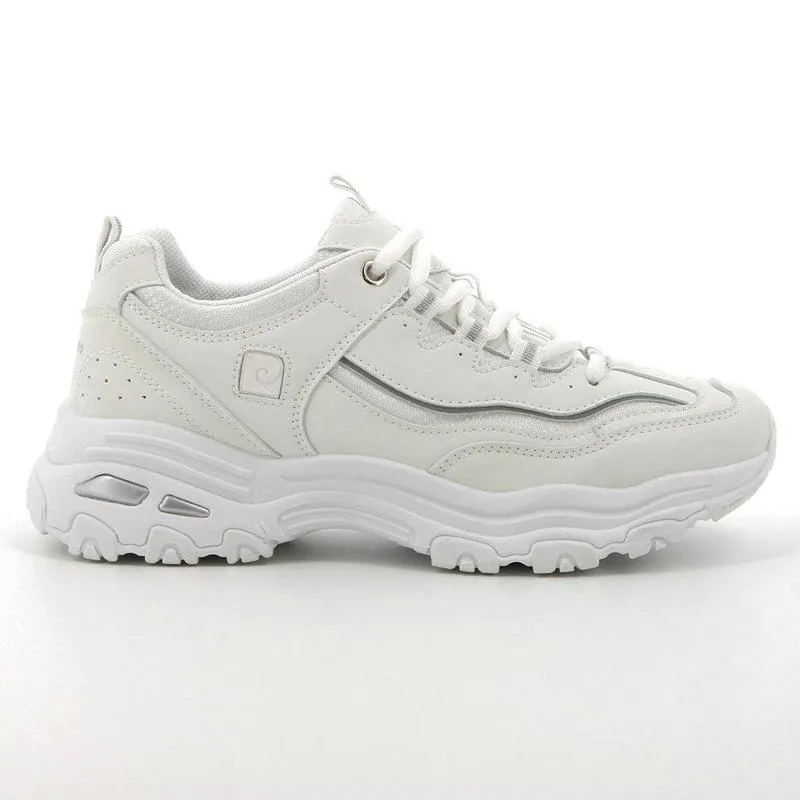 Training Use Pierre Cardin Ladies Chunky Sneaker - White