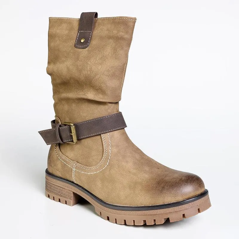 Pierre Cardin Calda Boots - Taupe Zero Break In Comfort