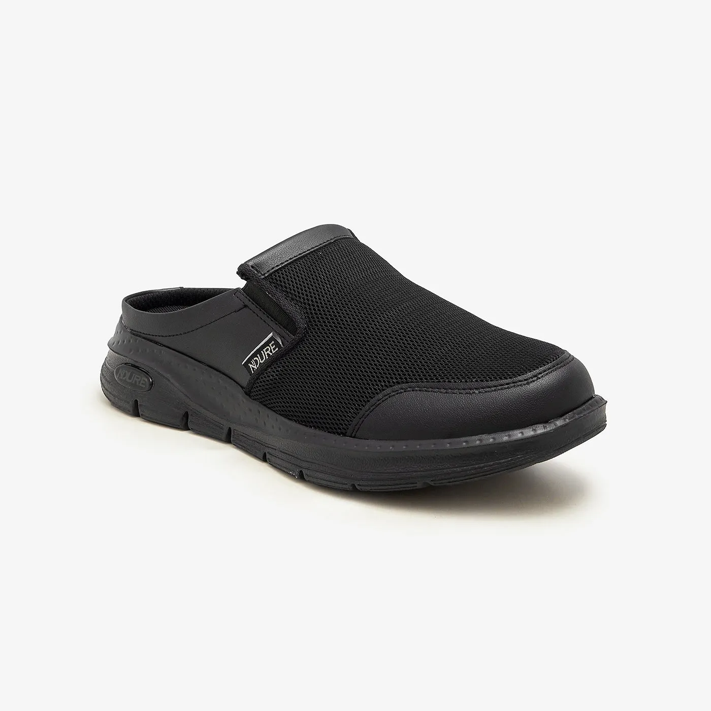 Non Marking Soles Men's Mesh Mule Sneakers