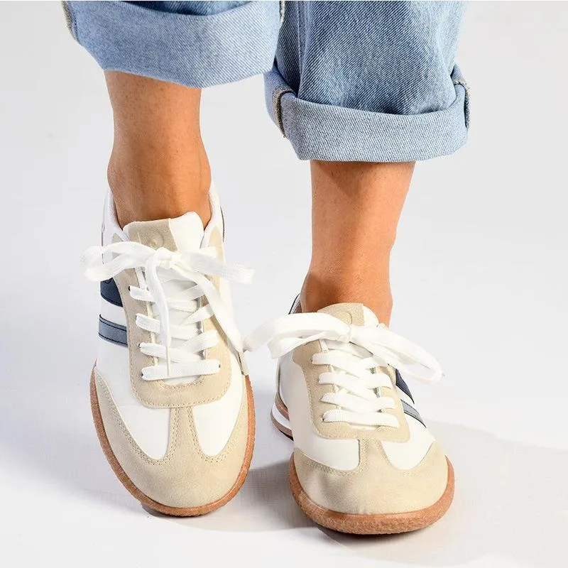 Pierre Cardin Wembi 1 Lace Up Sneaker - White Recycled Polyester Blend Swift Step