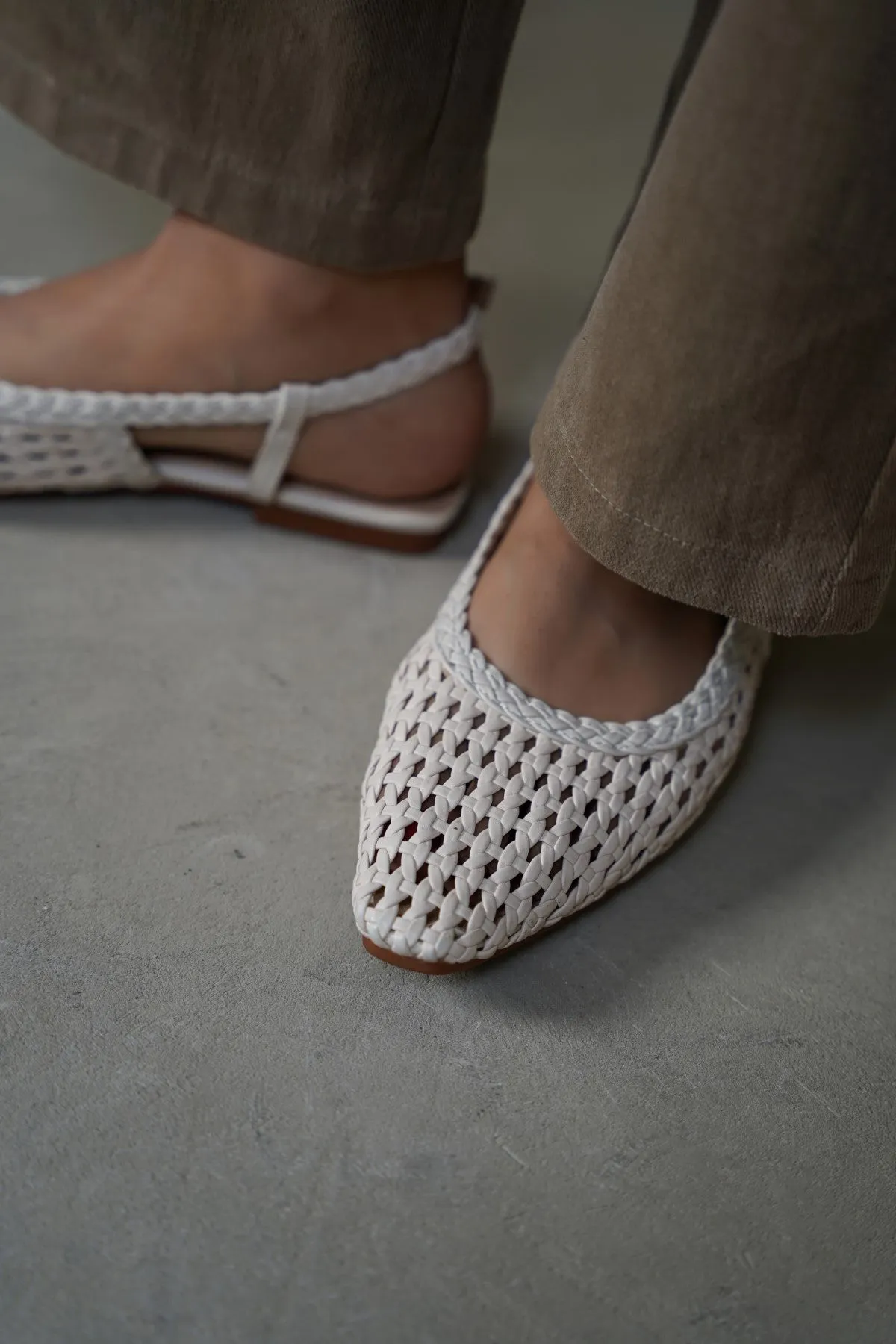 WEAVE SLINGBACKS Toe Protection slip - resistant outsole