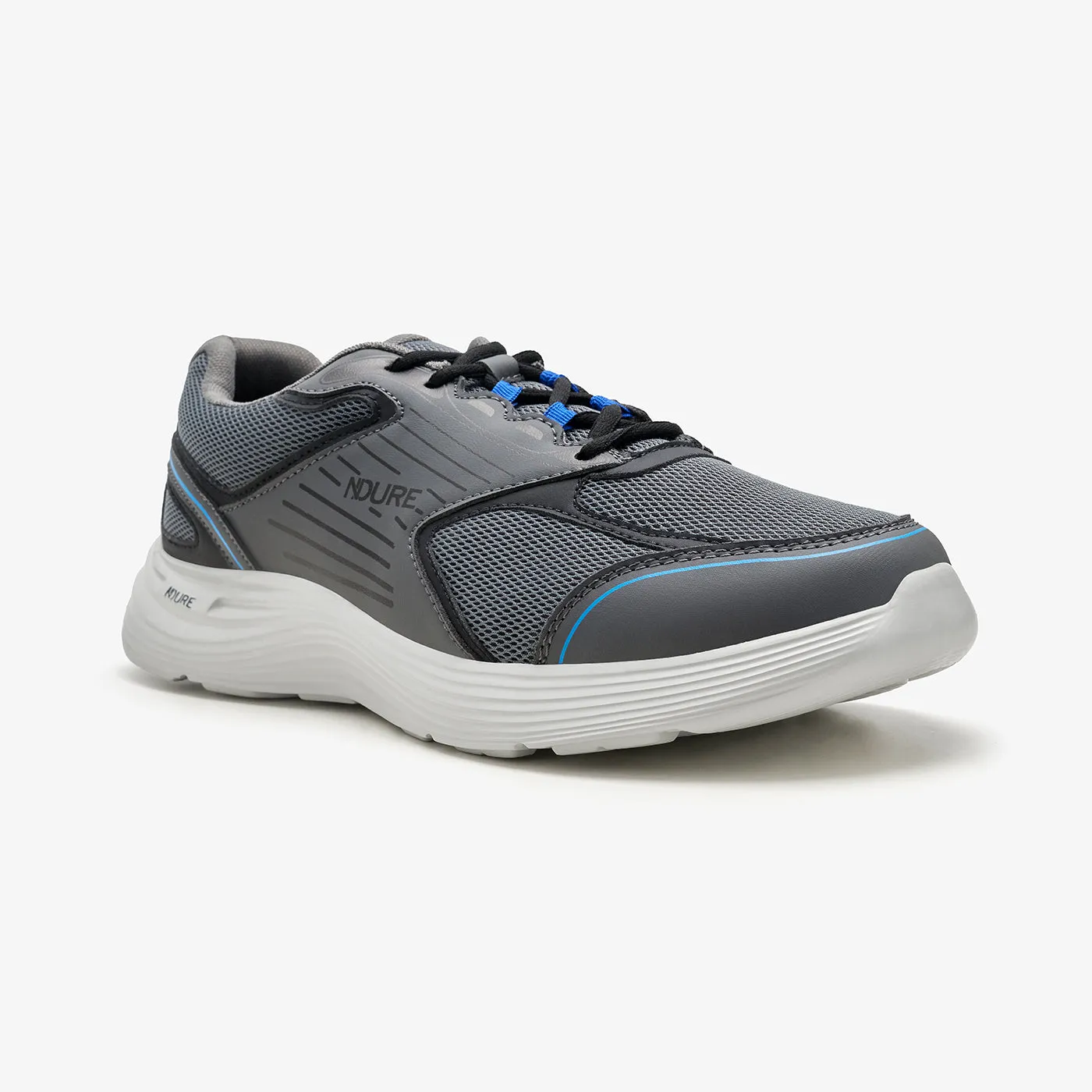 Friction control Flex groove Men??s Retro Sneakers