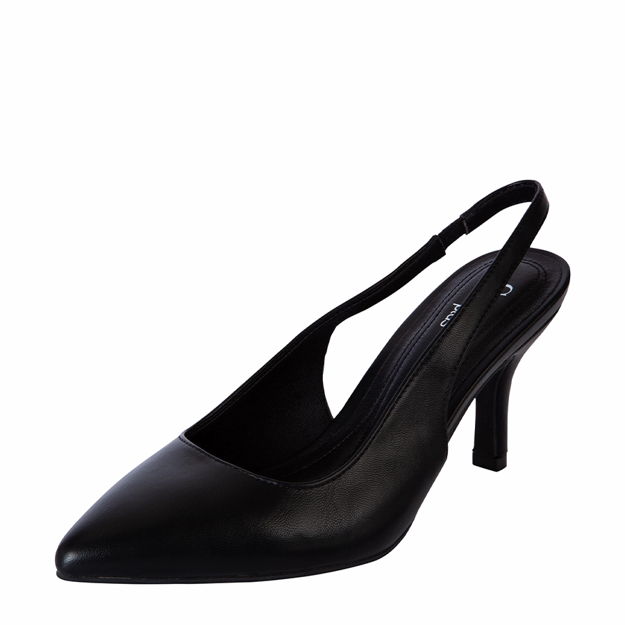 Padded Collar Construction Payless Comfort Plus by Predictions Women's Jennifer Slingback Heel