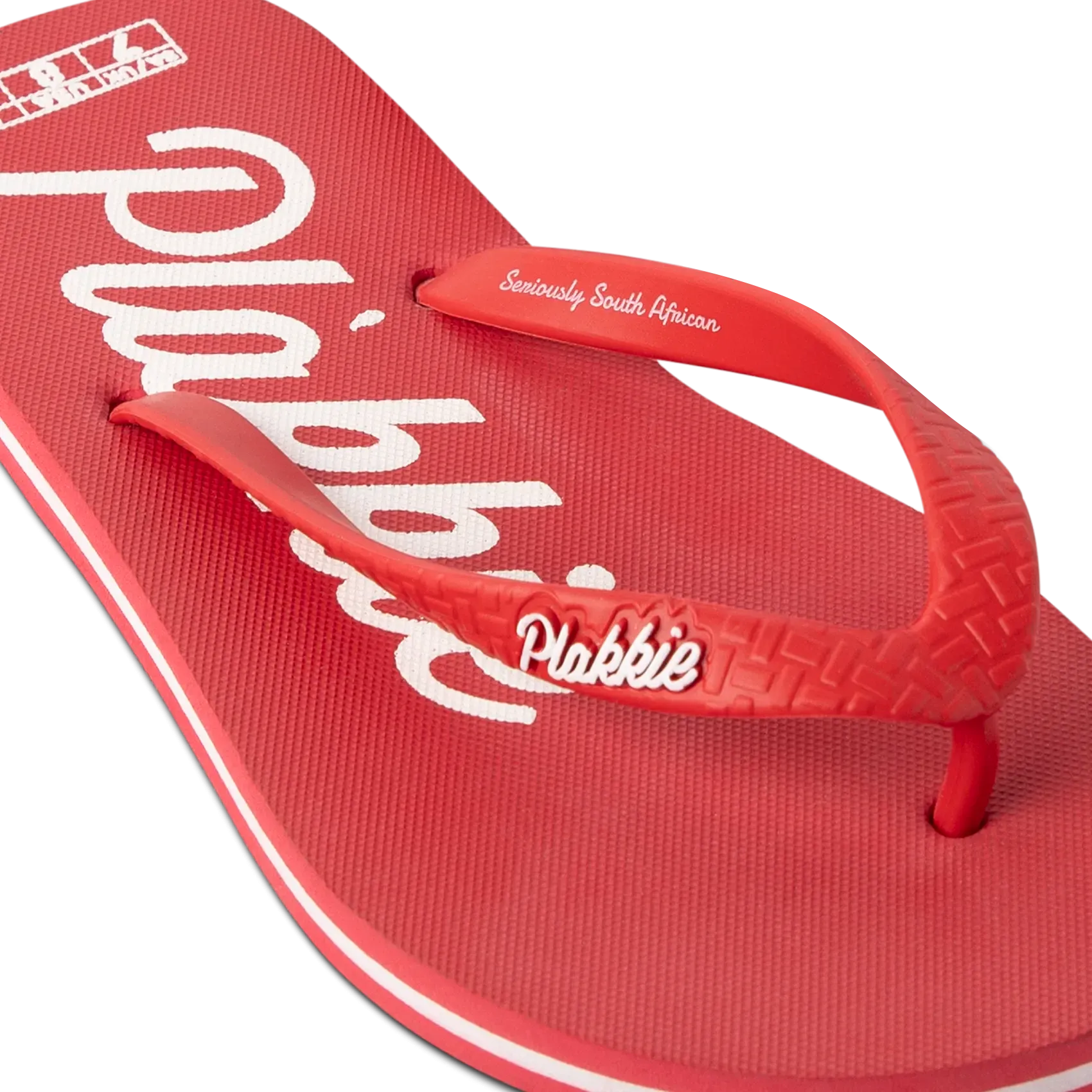 Pastel Glow Enhanced Leg Support Plakkie Lookout (Red and White)