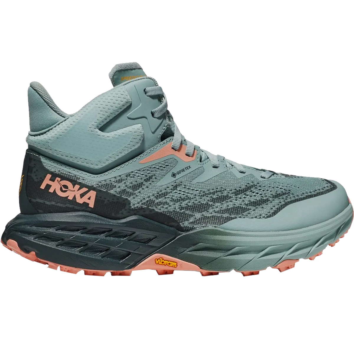 Women's Speedgoat 5 Mid GTX Resort Mode Reinforced Form Adventure Journey