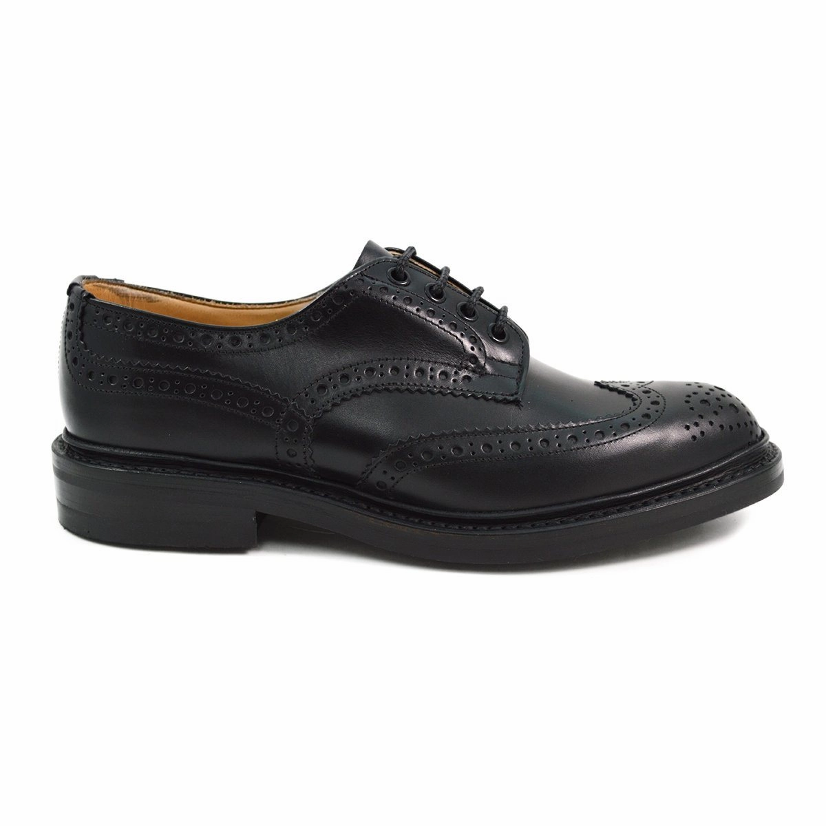 Boardroom Ready Trickers Bourton Country Shoe | Derby Brogues (Black)