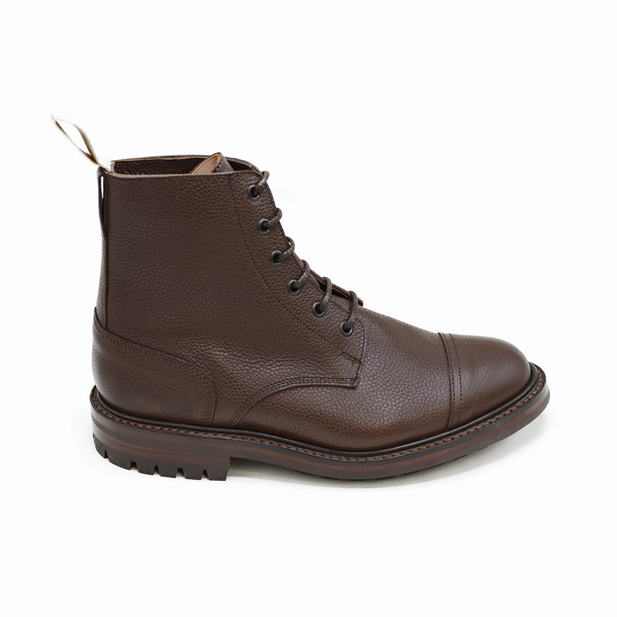 Rugged Built Night Travel Compression Resistant Collar Trickers KIELDER - Dark Brown Olivvia