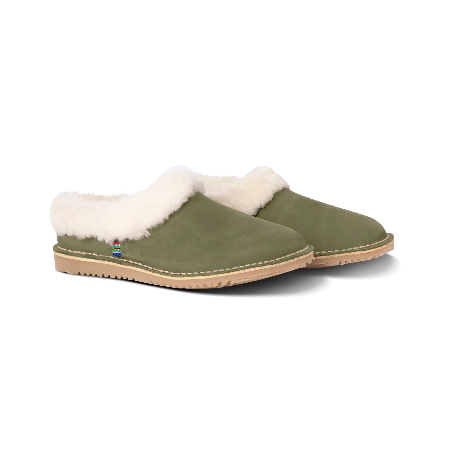 Veldskoen Slipper (Lined with Sheepskin - Leather Slipper) Closed Toe Design