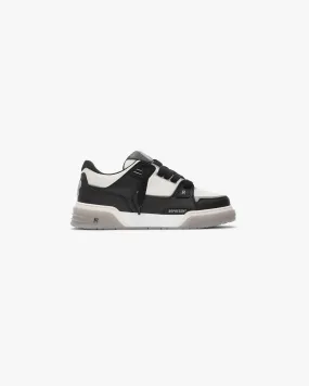 Multi Density Cushioning side - zip Studio Sneaker - Black Vintage White