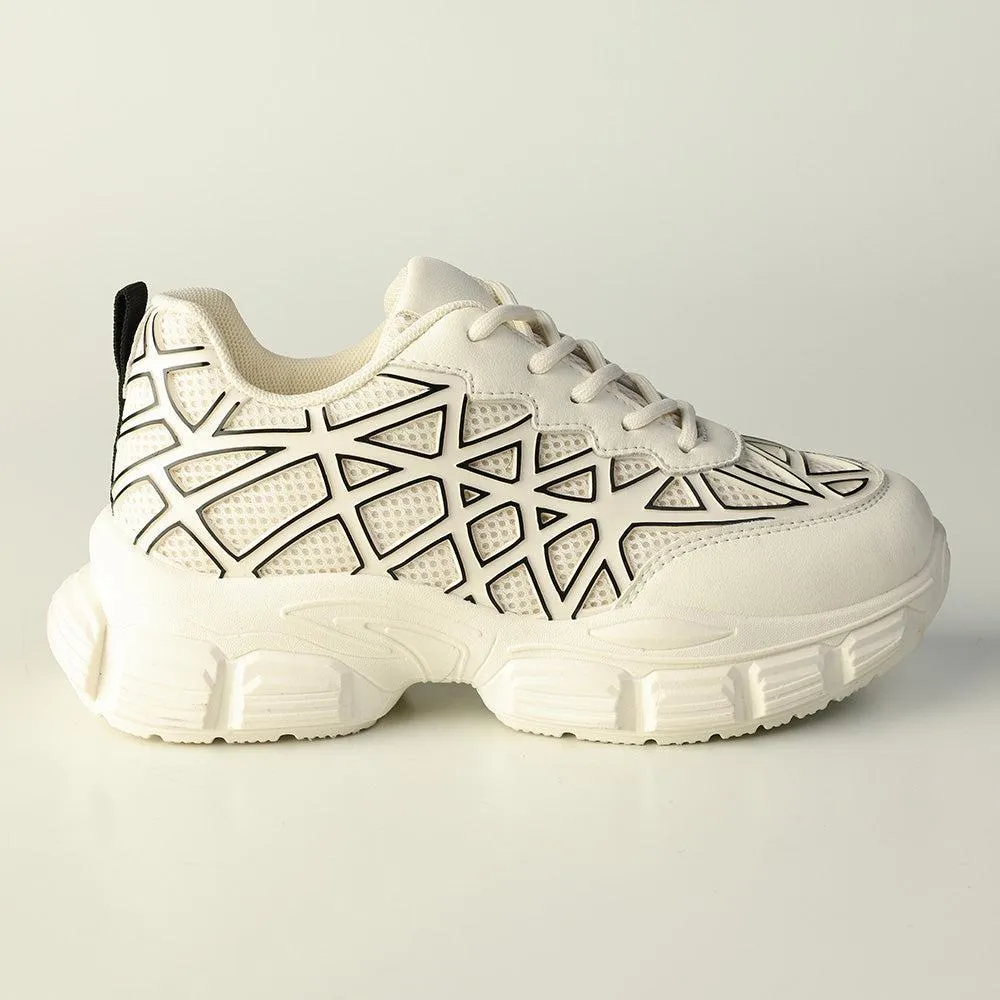 Energy Focus Madison Webster Chunky Sneaker  - Off White