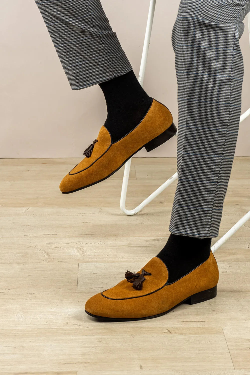 Barclay Tan Slip-On Shoes