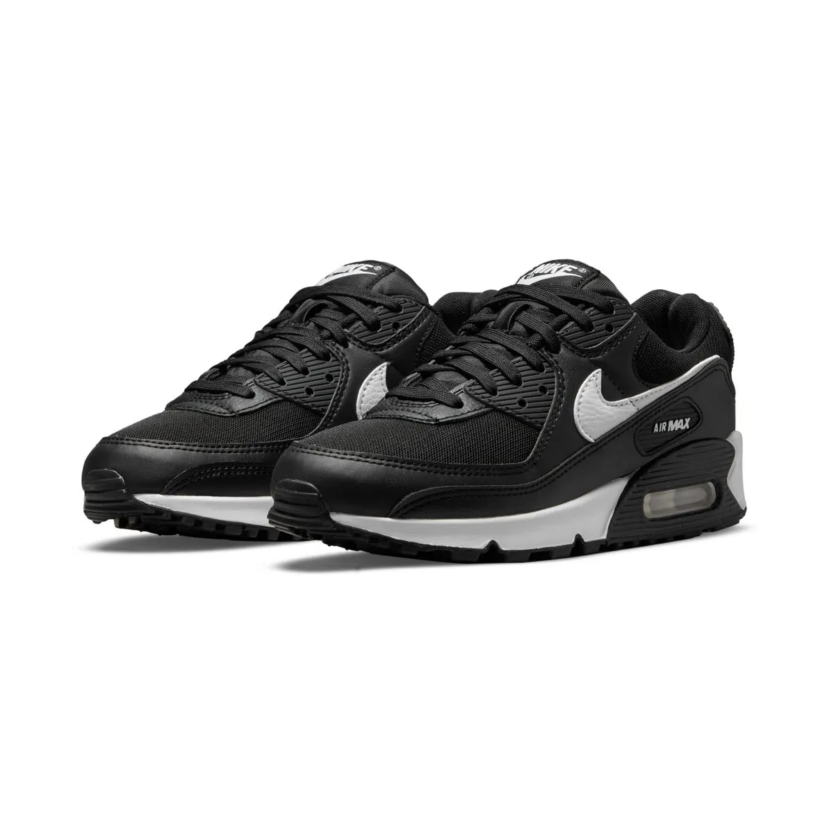 Nike Air Max 90 'Black White' Women's Shoes Anatomical Contour Footbed Optimal ease