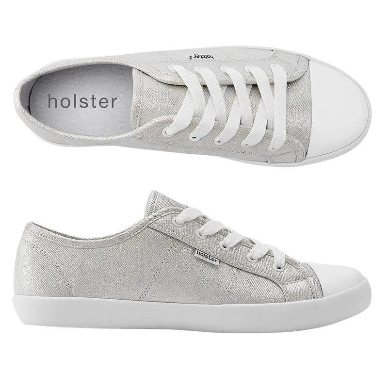 Holster Cleo Lace Sneaker - White Slip On Mechanism All Day