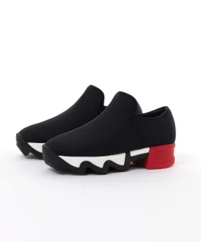 Wes I Black Red Low Top Sneaker windy