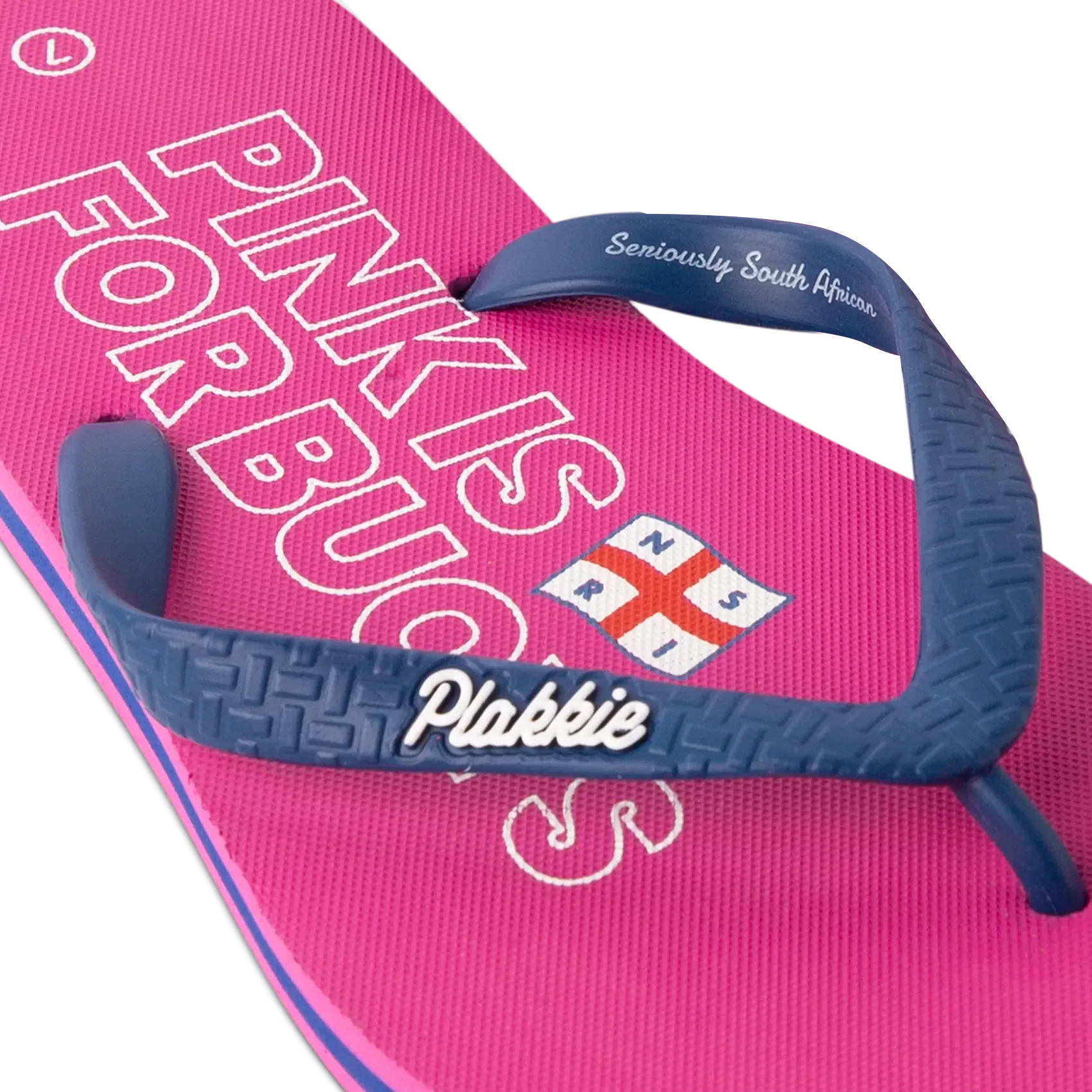 Rugged Built Outdoor Trek NSRI Pink is for Buoys (Pink and Blue)