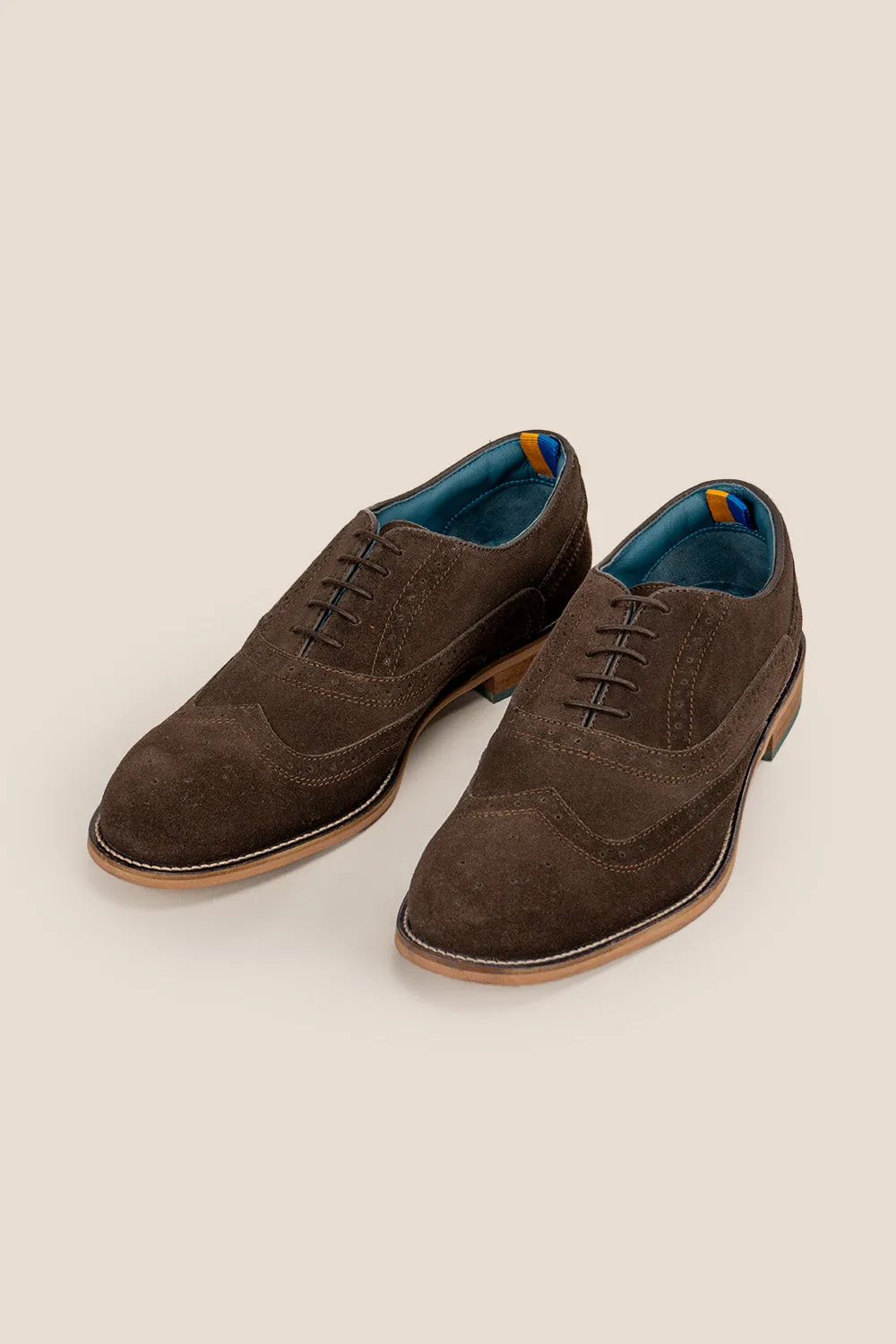 Winston Brown Suede Durable Build