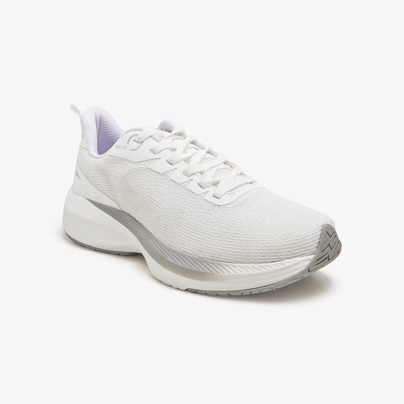 Women's Contrast Sole Sneakers Comfortable Inner Lining Grid Traction System