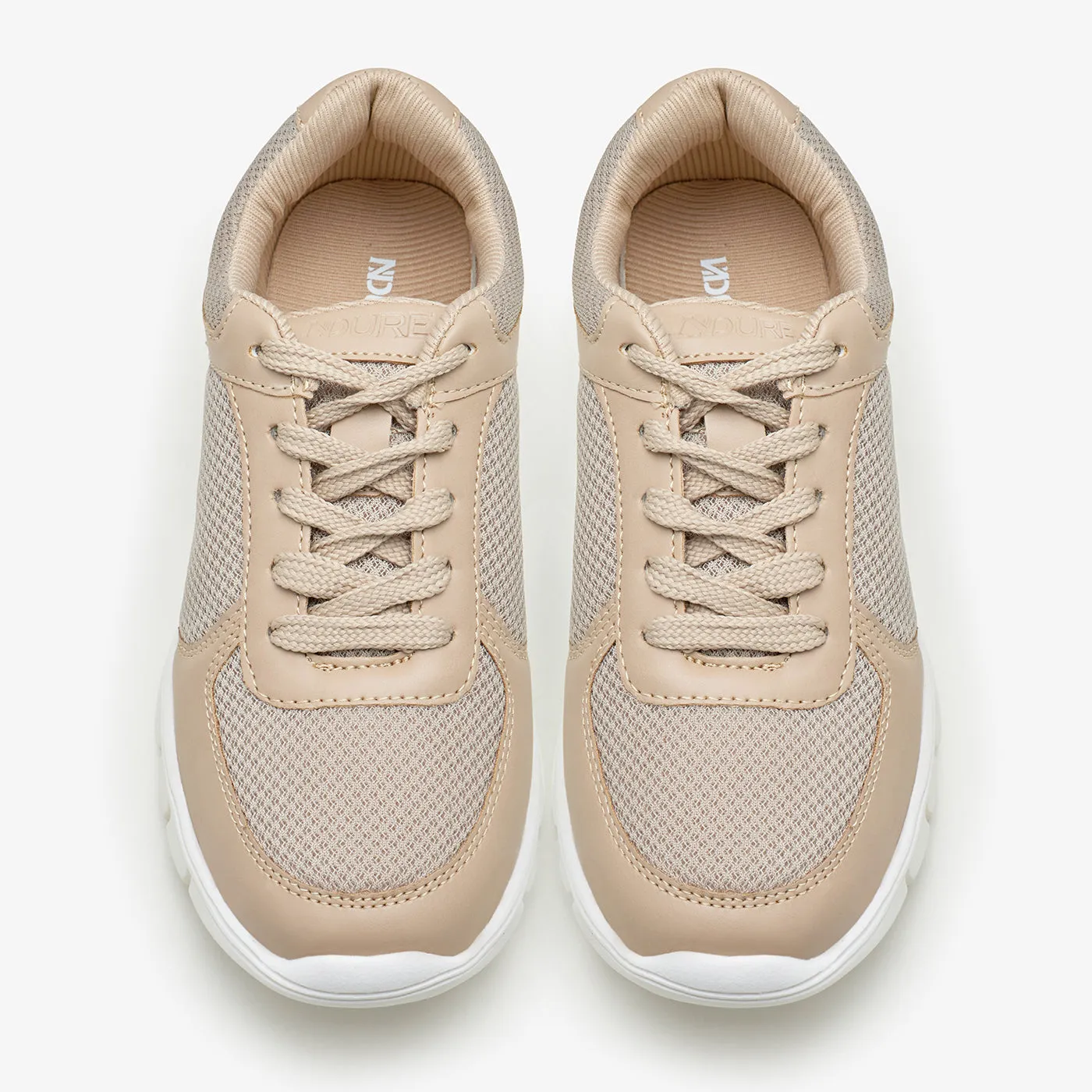 Anti Fatigue Tech Clean Texture Women's Lace-Up Sneakers