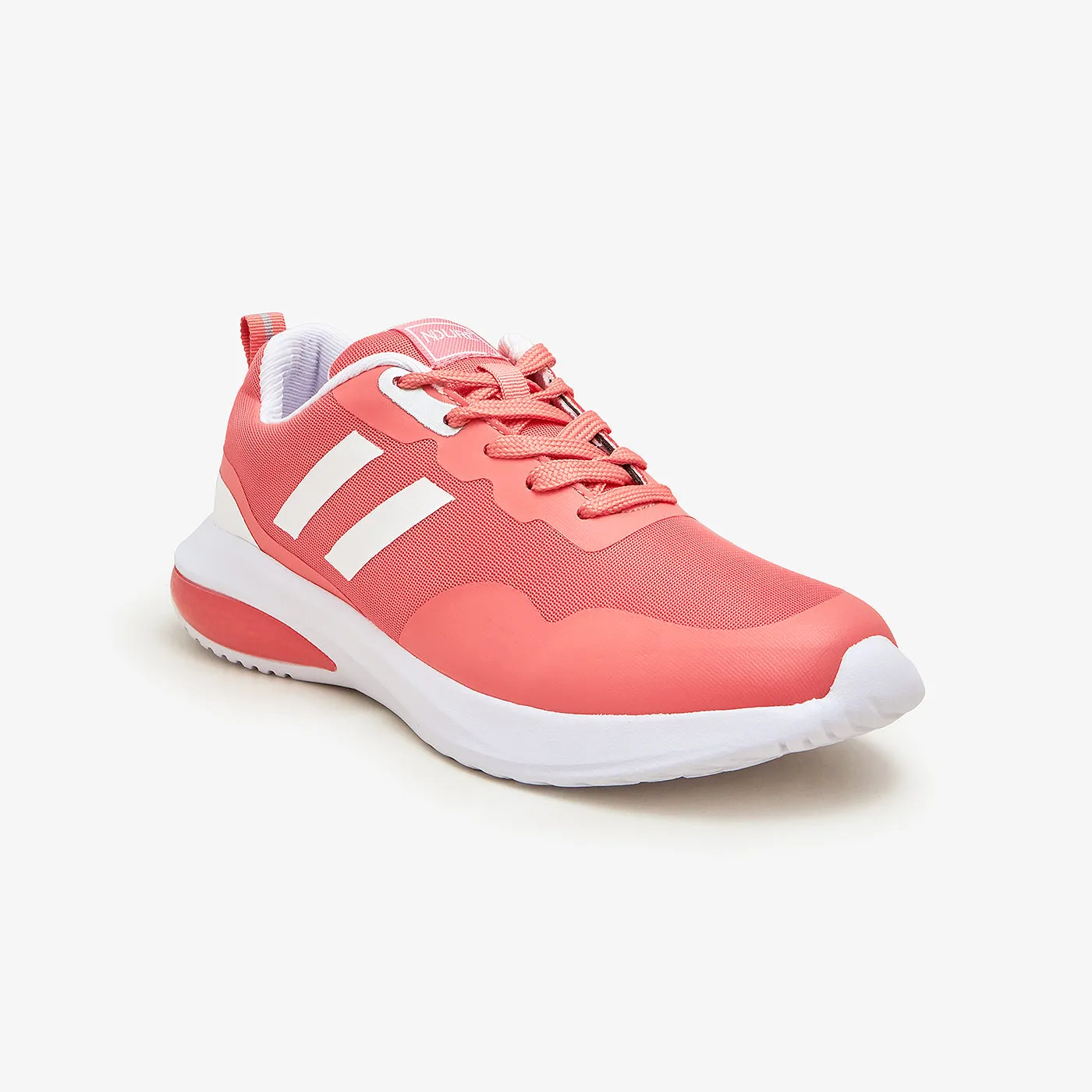 Women??s Lace-Up Sneakers Athletic materials Reinforced toe box