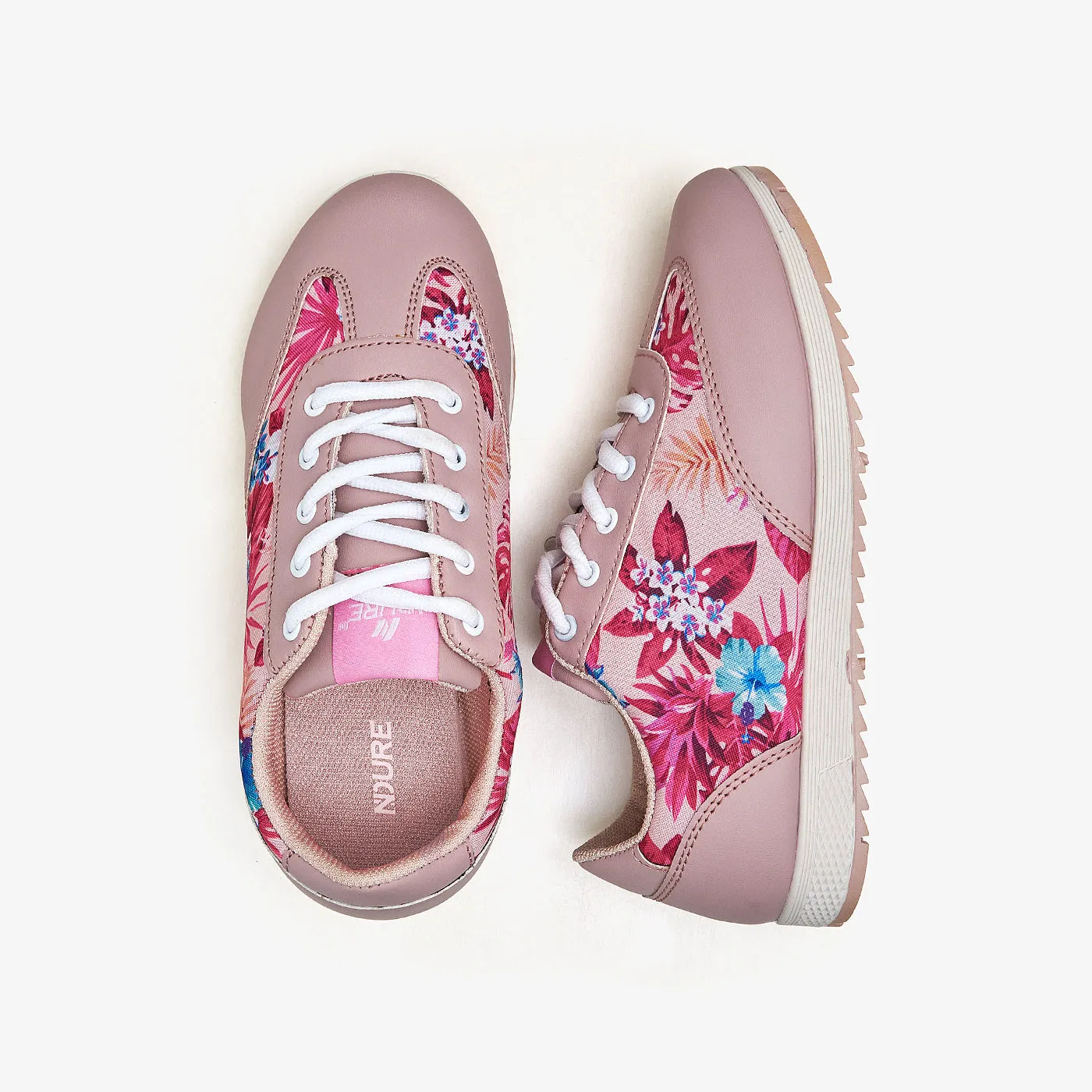 Streetwear Style Women's Lace-Up Sneakers