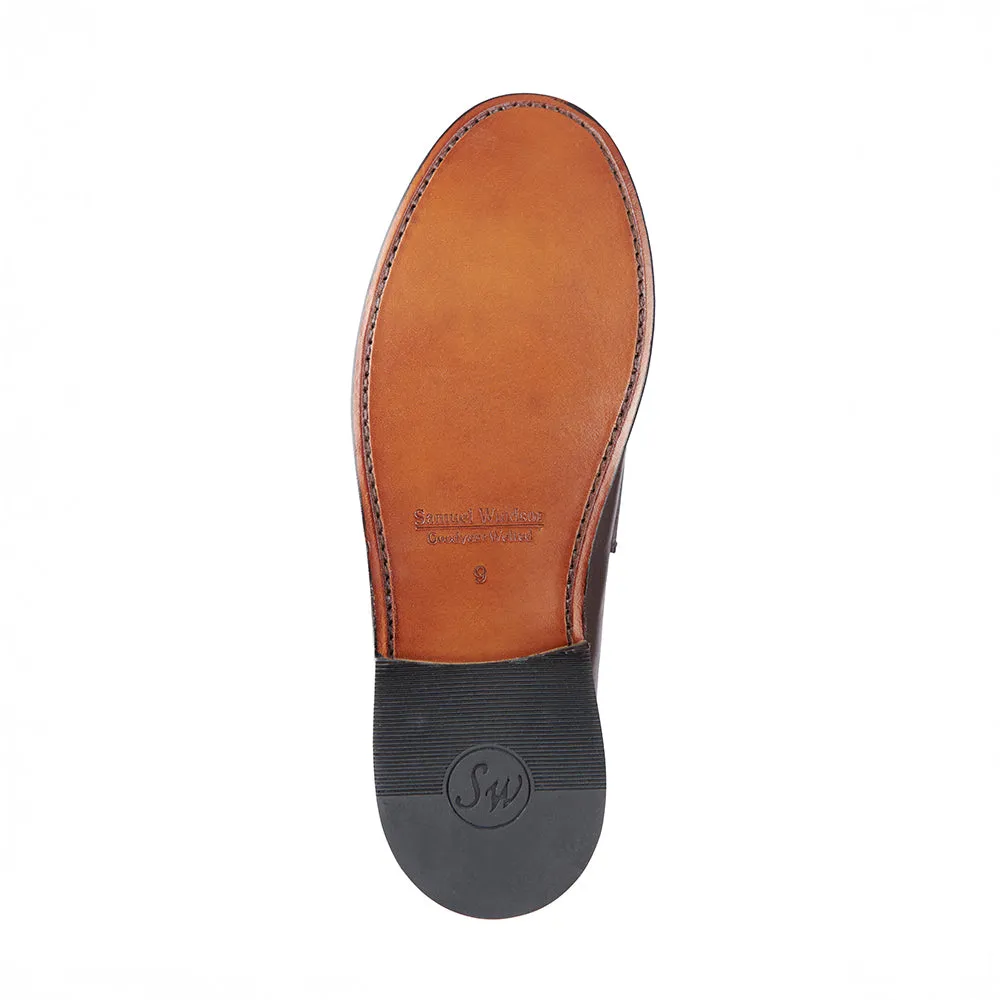 Smooth Finish Penny Loafer - Dark Brown
