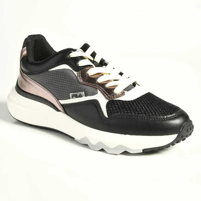 FILA Dulce Sneaker - Black / Gunmetal Push Harder Light Touch