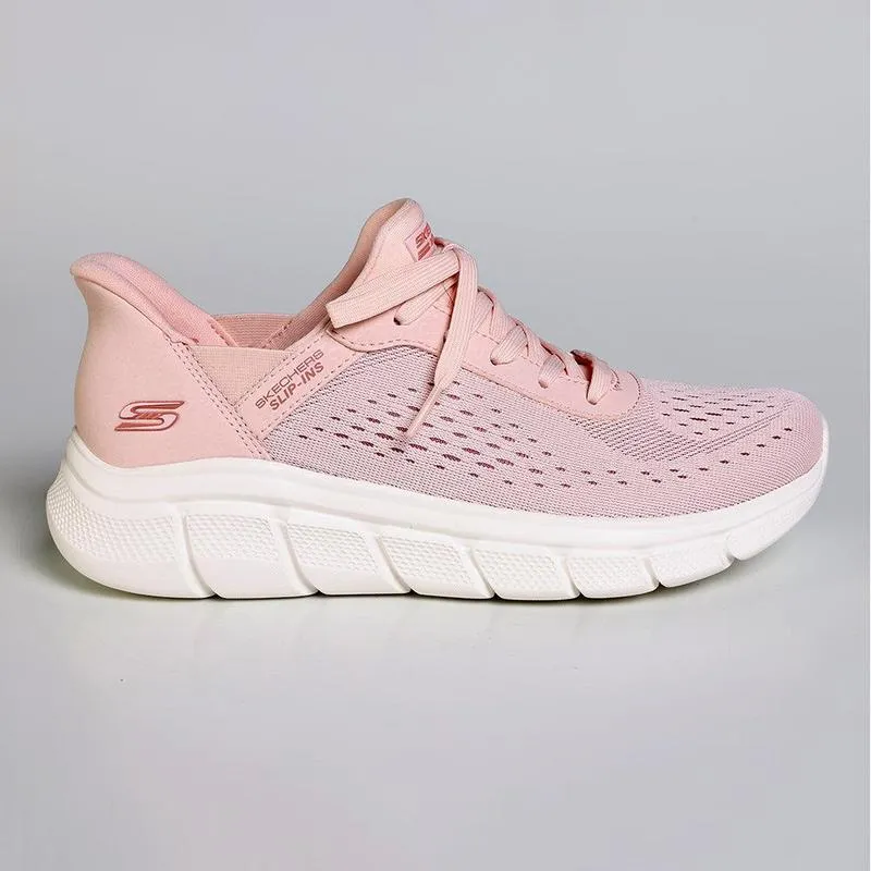 Skechers Bobs B Flex Sports Sneaker - Light Pink Daily Utility