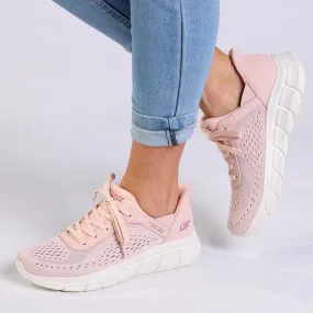 Comfort Walk Skechers Bobs B Flex Sports Sneaker - Light Pink